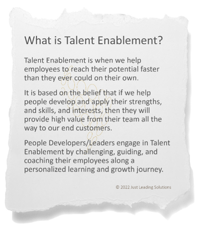What is talent enablement